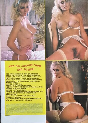 1980'S & Early 90'S Page 3 Girls