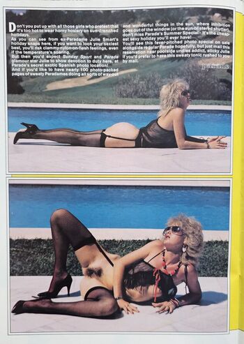 1980'S & Early 90'S Page 3 Girls