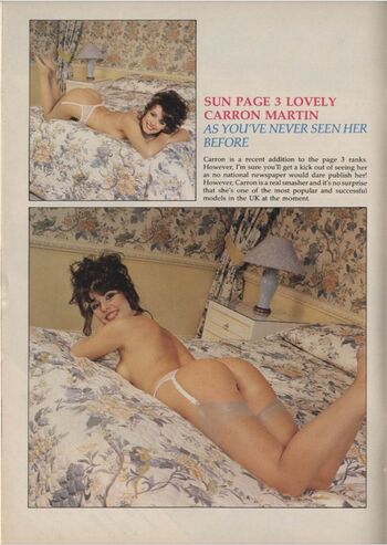 1980'S & Early 90'S Page 3 Girls